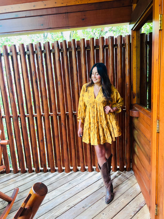 Ale Mustard Dress