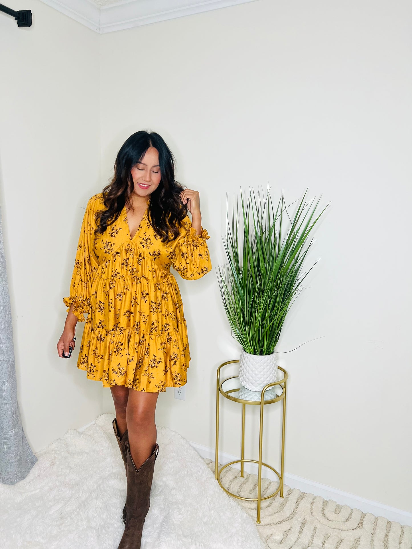 Ale Mustard Dress