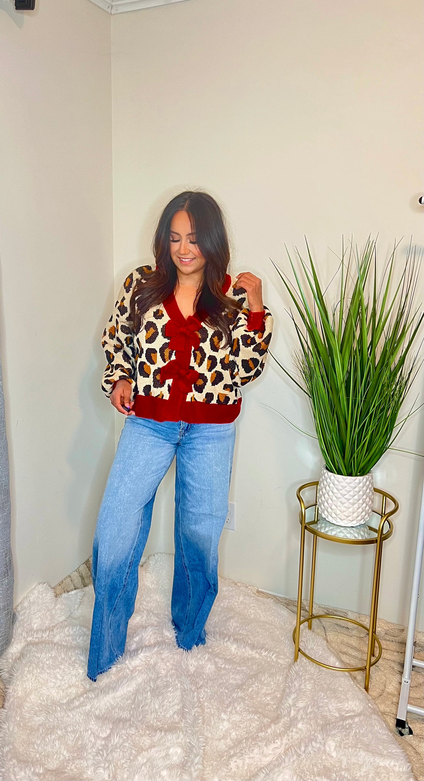 Juliet Leopard Print Top