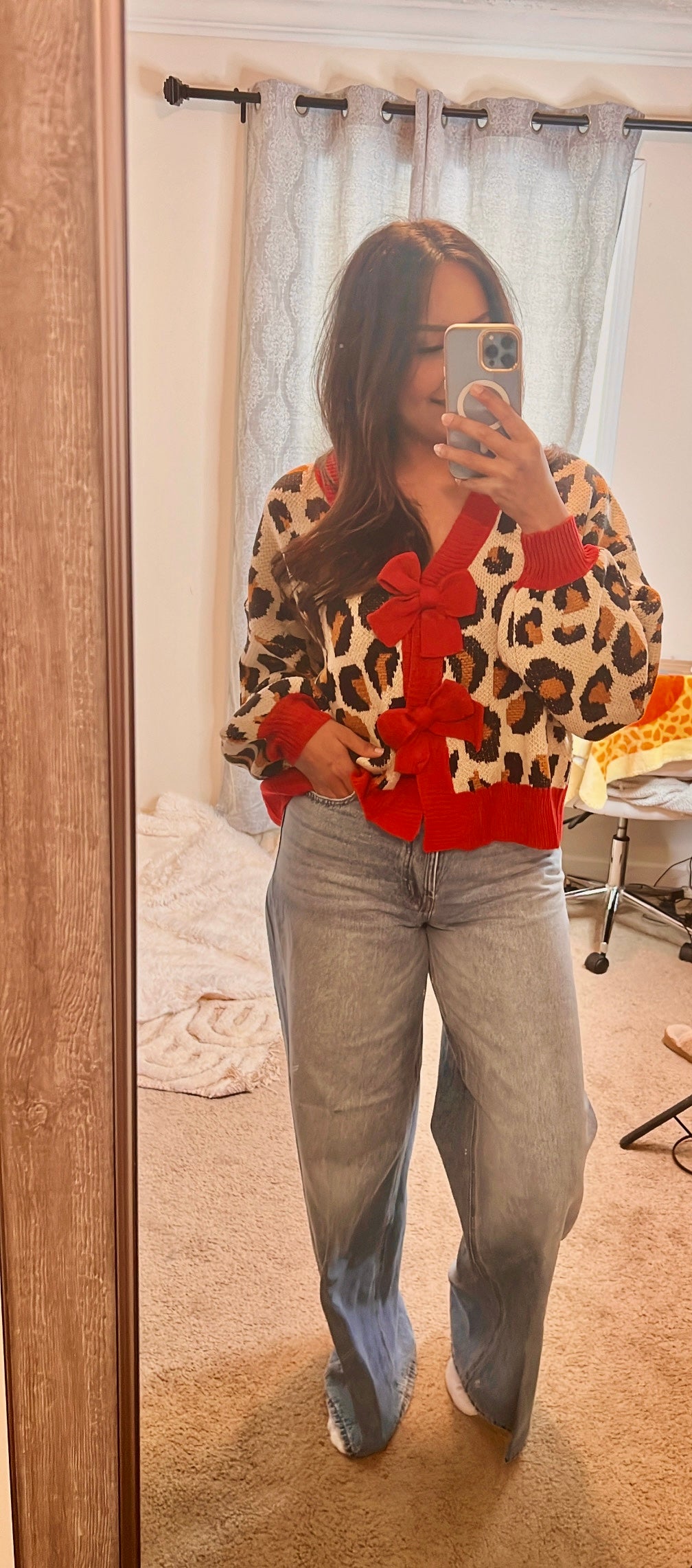 Juliet Leopard Print Top