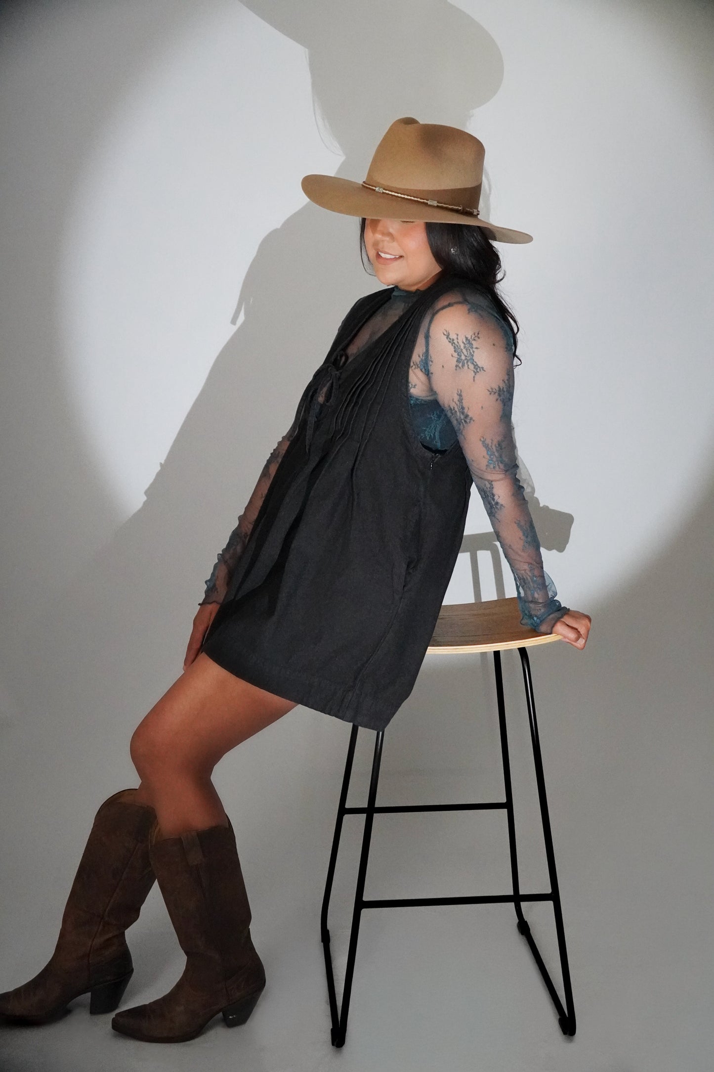 Verenice Denim Romper