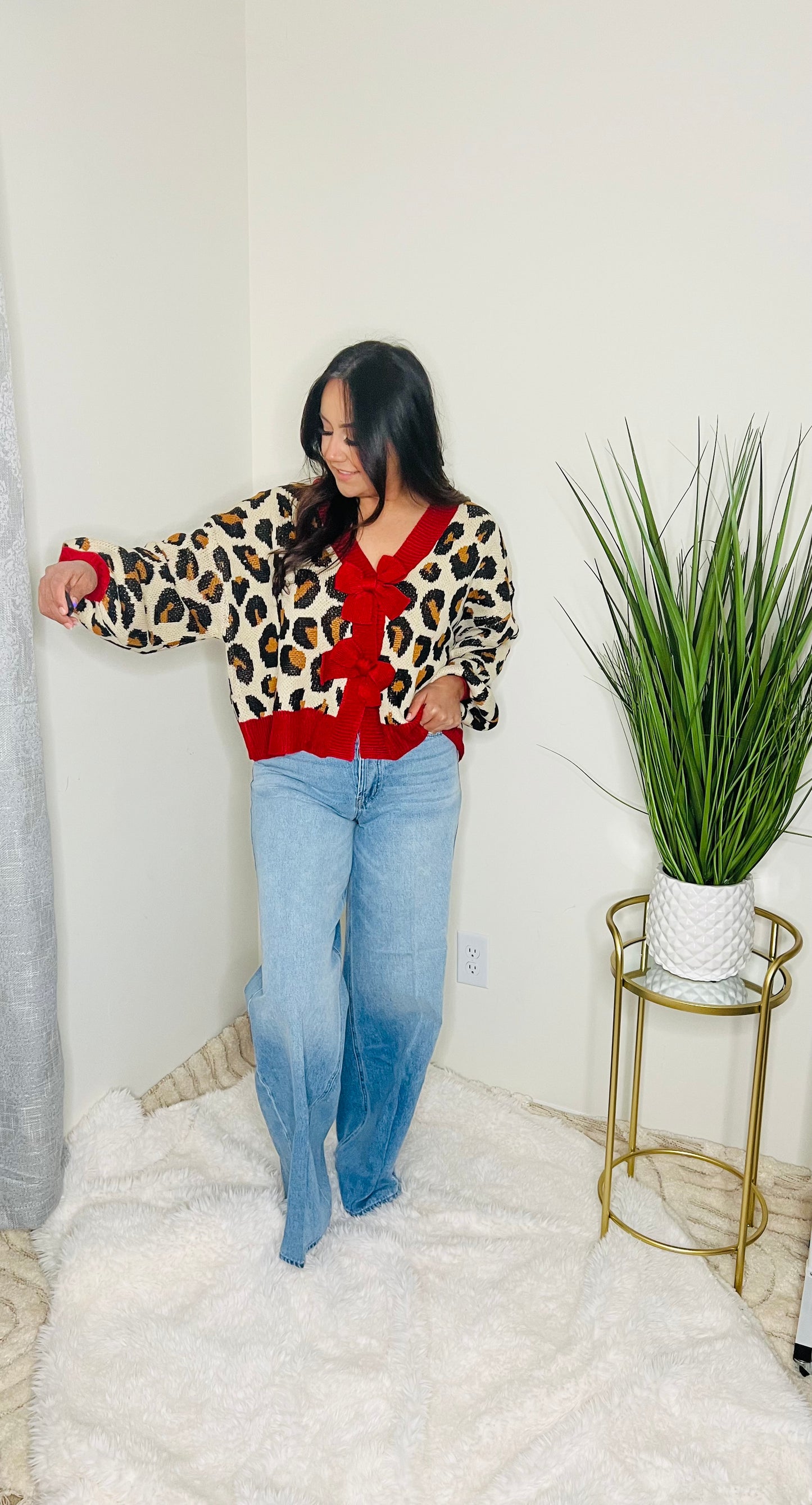 Juliet Leopard Print Top