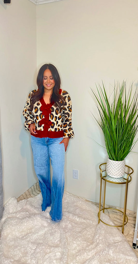 Juliet Leopard Print Top